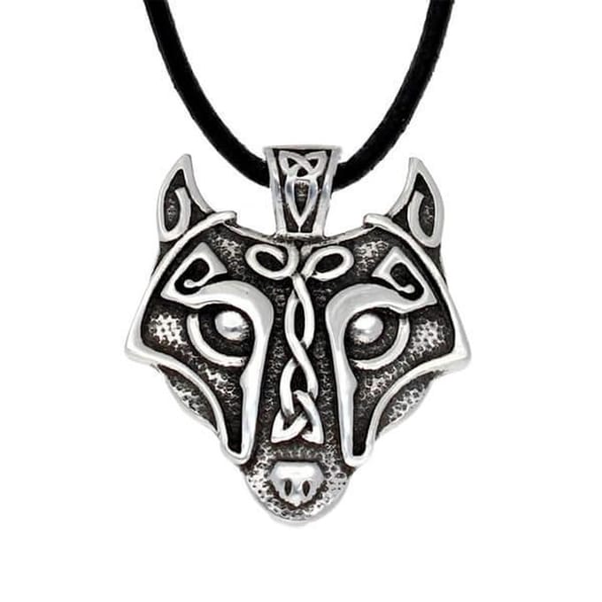 St Justin Viking wolf hanger (PN1072)