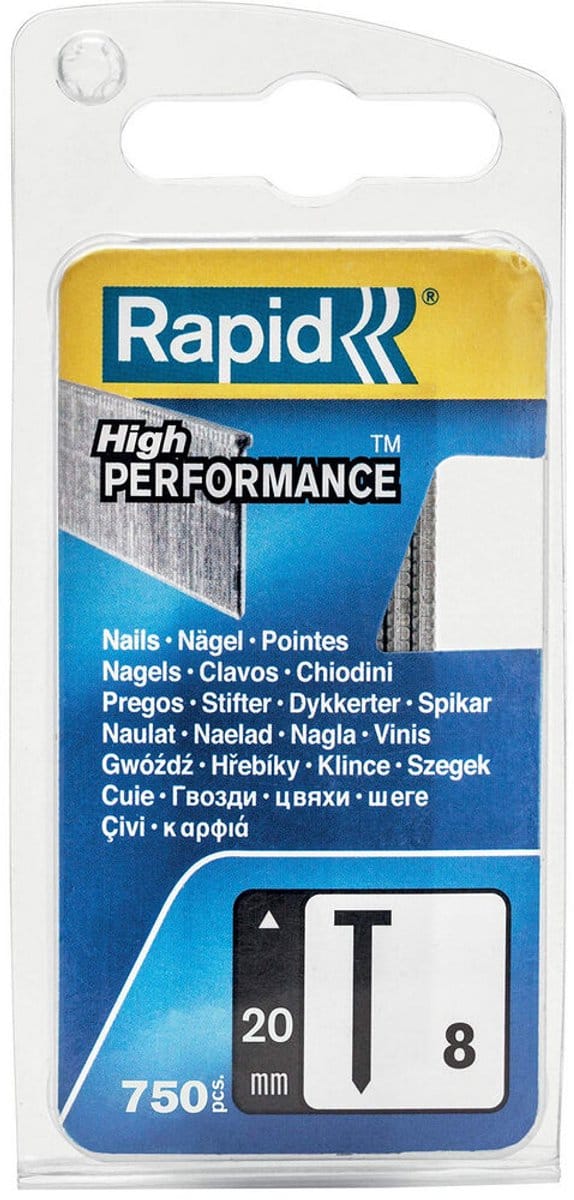 Rapid Nagels Nr.8 - 20 mm - 300/20 750 Stuks