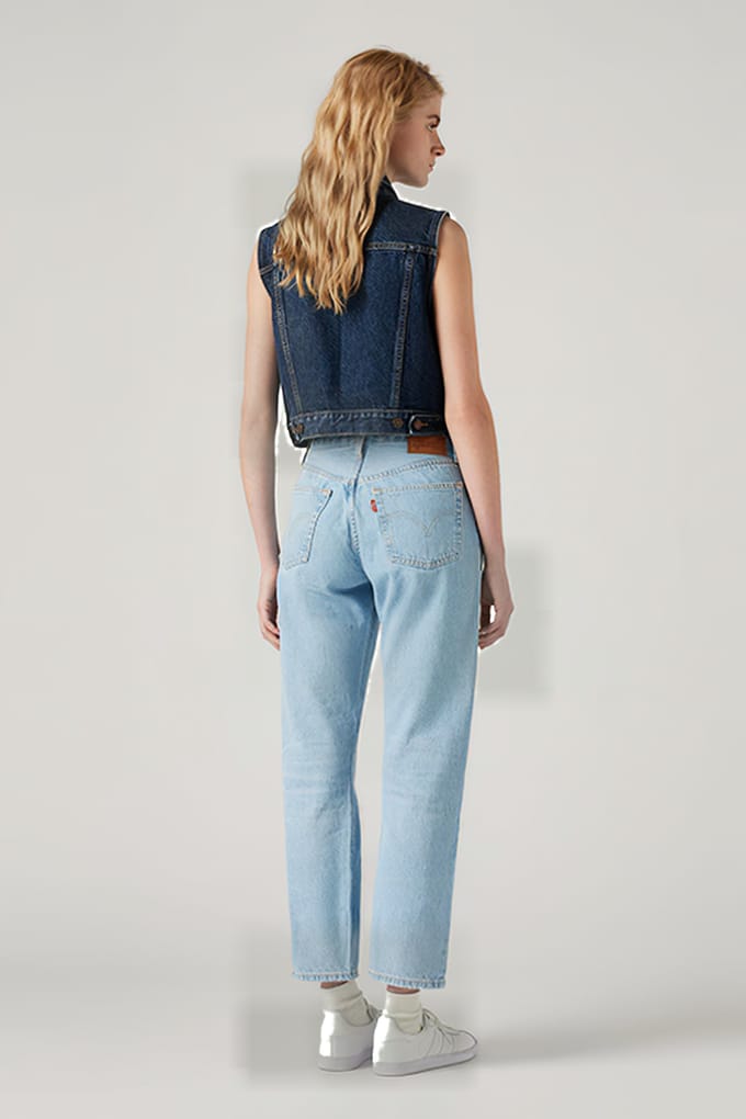 Levi's 501 Straight Jeans Blue Größe: W25L30 | Straight Jeans Outlet | Damen | Blau