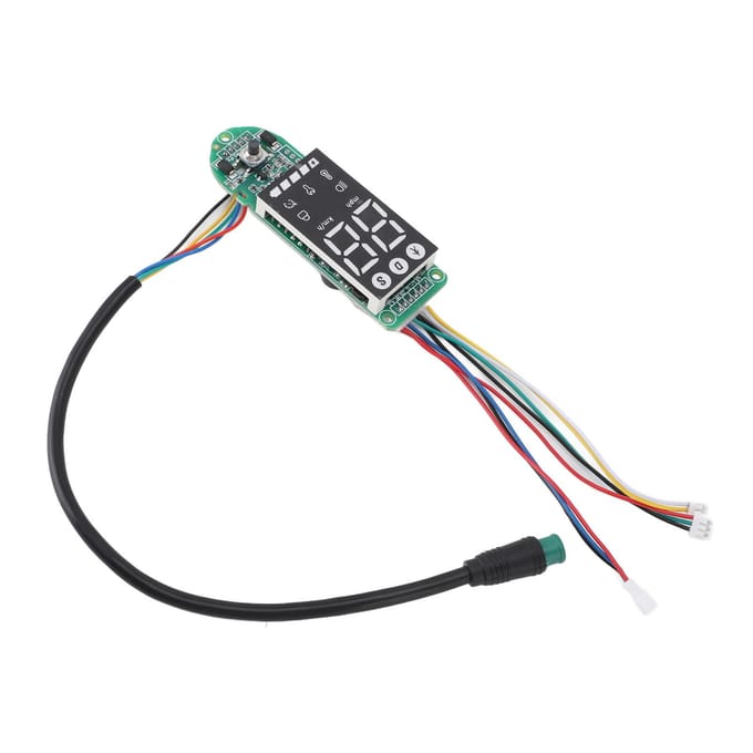 Elektrische Scooter Circuit Board ABS Waterdicht Elektrische Scooter Dashboard Circuit Board Vervanging black