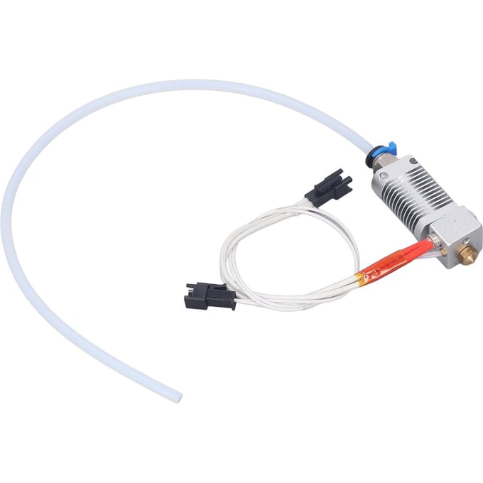 Print Hotend Kit 24V 40W Verwarmingsstaaf NTC 100K Thermistor Kabel 3D Printer Kop Vervanging voor Mega Zero 2.0 white