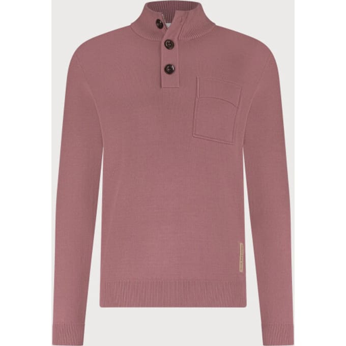 Blue Industry De pullover met knoop- en ritssluiting |