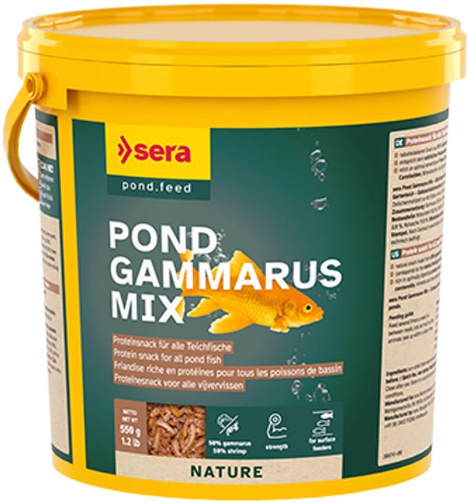 sera Pond Gammarus - gedroogde garnalen - 3,8 liter