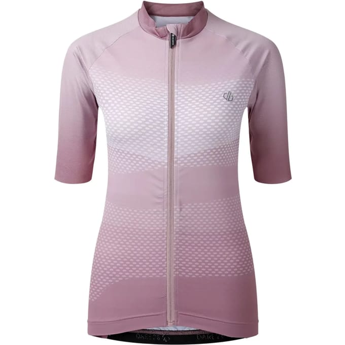 Dare2B dames fietsshirt met korte mouwen en bliksemprint