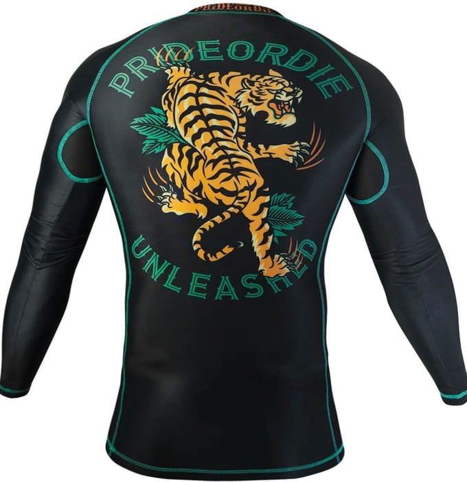 PRIDE or Die Rash Guard Long Sleeves Unleashed V.2 - XXXL