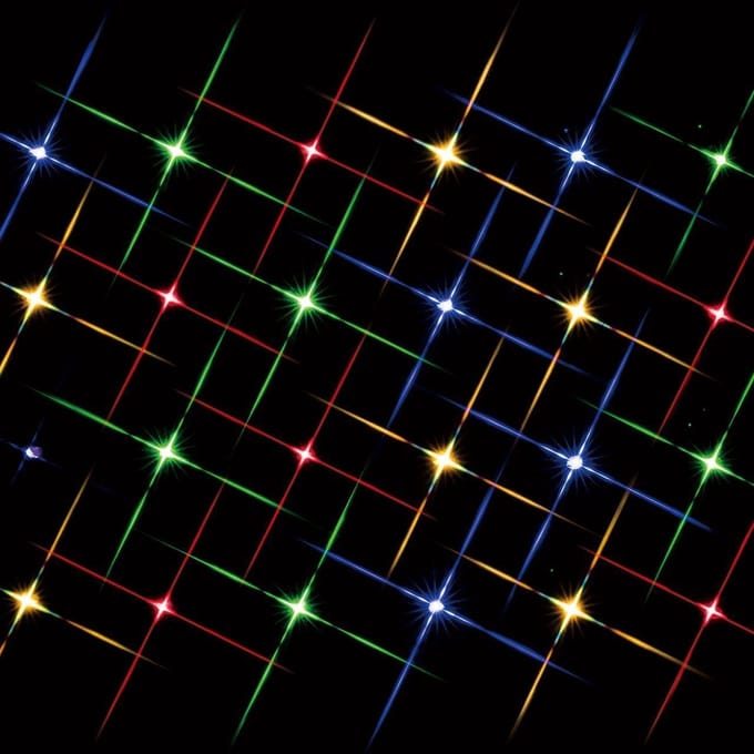 Lemax - Super Bright 24 Multi Color Light String -  B/o (4.5v) - Kersthuisjes & Kerstdorpen