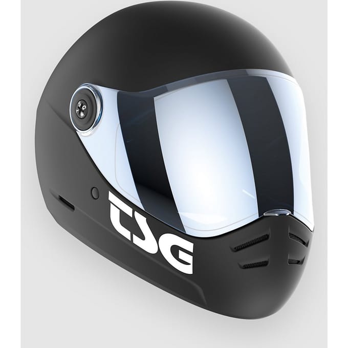 TSG Pass 2.0 Solid Color +Bonus Visor Helm zwart