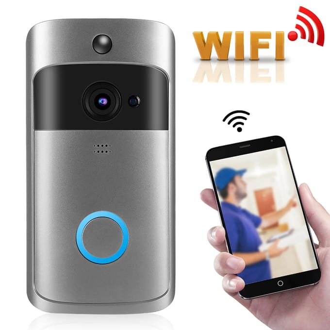 Slimme Wifi Video Intercom Draadloze Infrarood Deurbel Deurtelefoon Toegangssysteem Deurcamera