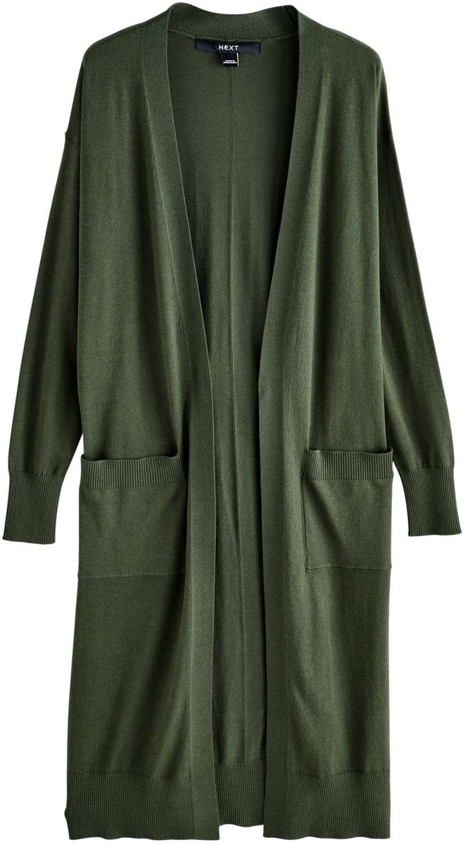 Next - Dames - Lang vest met lange mouwen - Groen