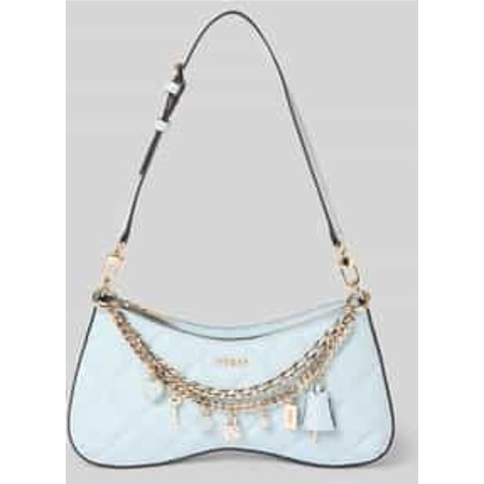 GUESS schoudertas Libby Shoulder Bag Aqua Lichtblauw