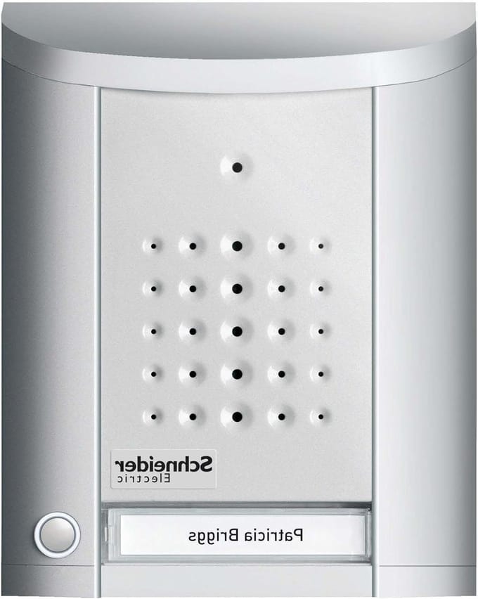 Deurstation - Intercom Buiten - Toegang Controleren - Opbouw Montage - One Size - Zilver