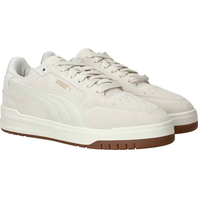 Puma Shuffle Downtown suede heren sneakers wit