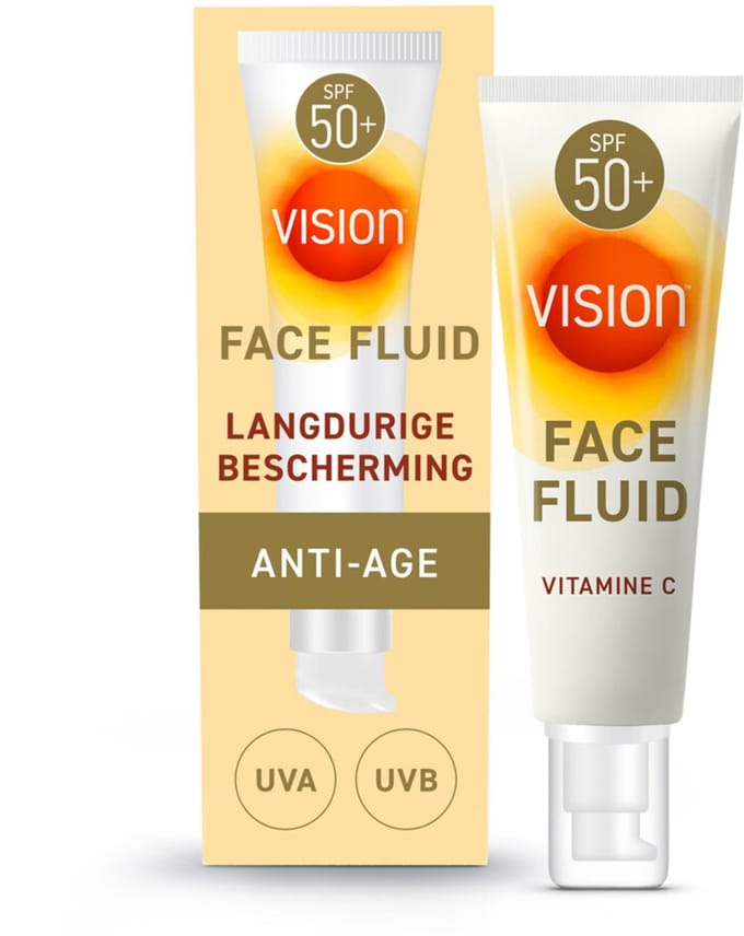 Vision - Zonnebrand Face Fluid SPF 50+ - 2 x 50 ml - Voordeelverpakking
