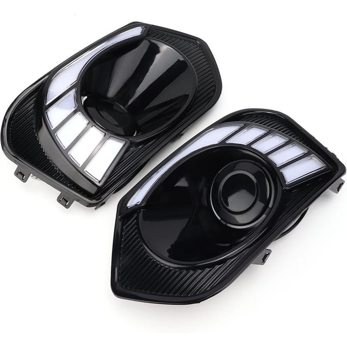 Feux de jour à LED avec clignotant Compatible pour Suzuki Dzire 2017   2018 gray