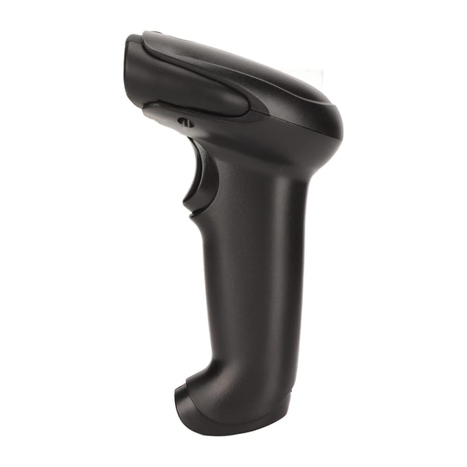 Scanner de codes-barres Bluetooth compatible Bluetooth 2,4 GHz sans fil filaire noir pour magasin black
