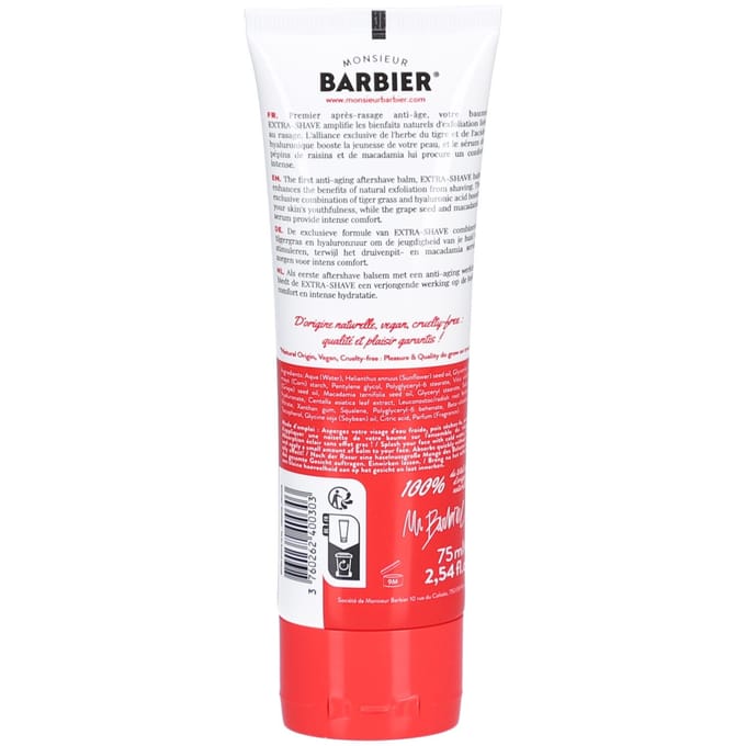 Monsieur Barbier Extra Shave Anti-aging aftershave 75 Balsem