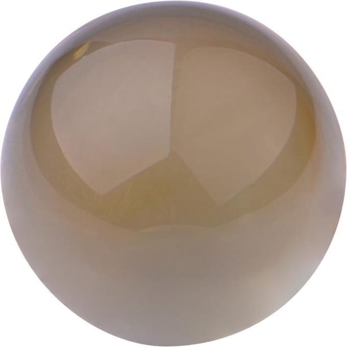 Quiges Verwisselbare Ring Steen Bolletje 8mm - Cateye Grijs/Bruin - E8RHR002