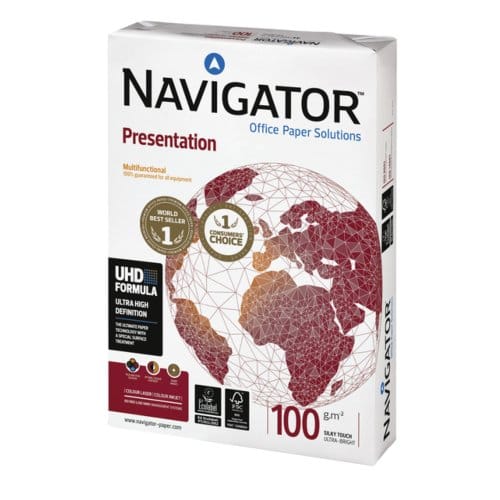 Kopieerpapier Navigator Presentation A4 100gr wit 500 vel