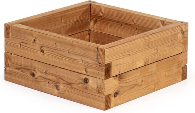 WITBOSCH - Plantenbak - 57 x 57 x 25 cm - Modulair design - Thermowood