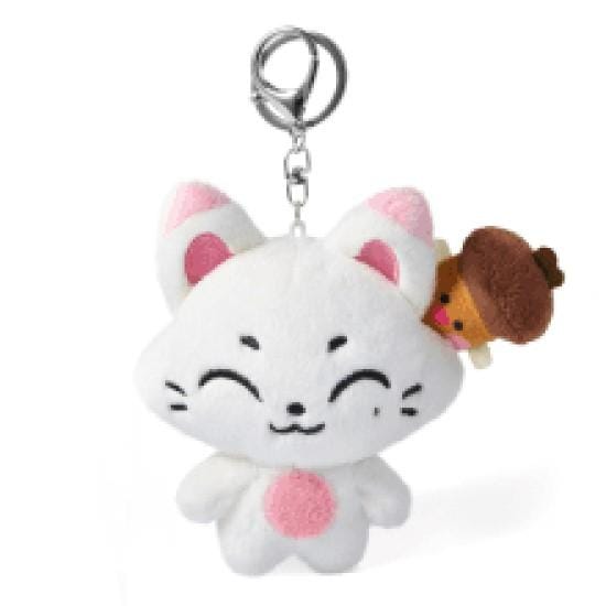 ENHYPEN - [ENCHIN] Porte-clés Peluche MD POP-UP Personnage Officiel SUNOO white