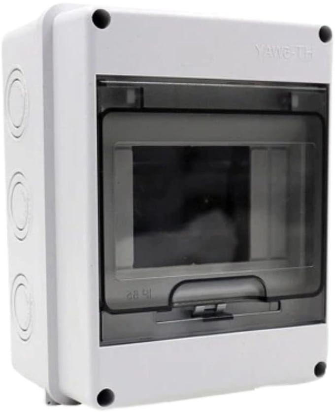 Zekeringkast Opbouw - Verdeelkast Waterdicht - Buiten Elektra - IP65 Waterdicht - 5 Modules - Grijs