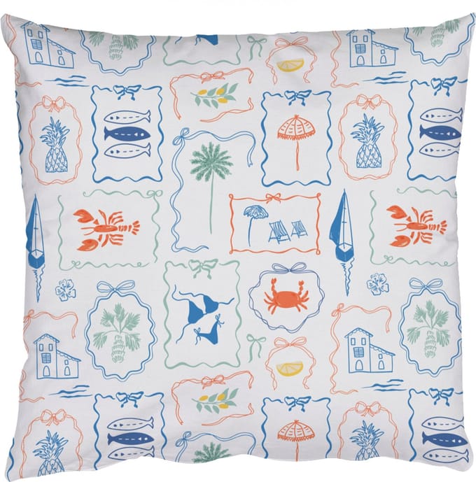 Sierkussens - Kussentjes Woonkamer - 50x50 cm - Zee - Sfeer - Strand - Multi