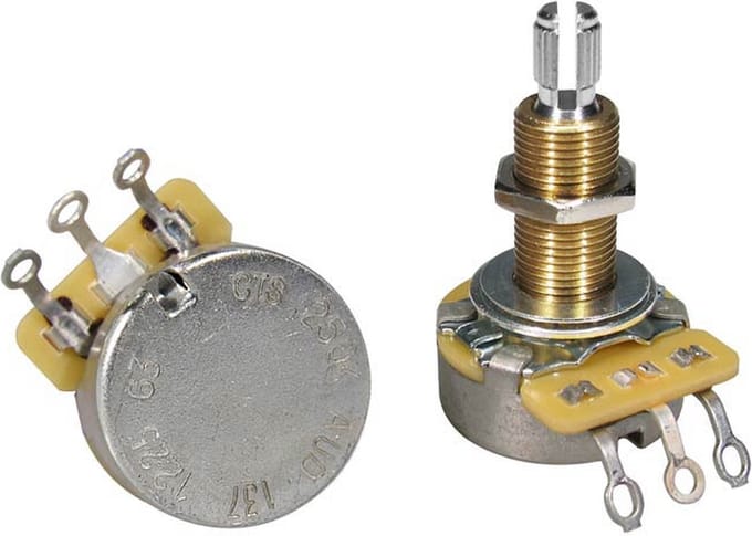 CTS USA CTS-A63/20 250K Audio Potentiometer - Bulk Pack van 20 Stuks
