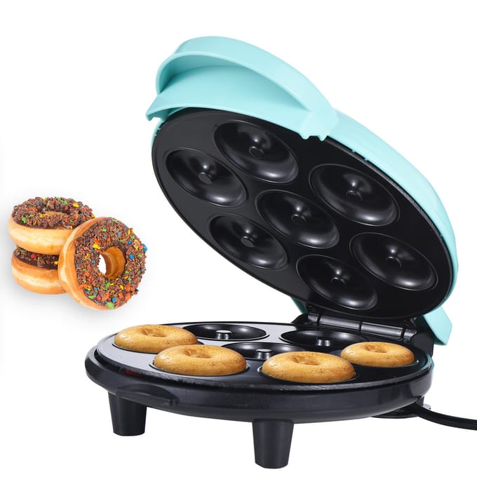 Dash Mini Machine à beignets fait 7 beignets 700W revêtement antiadhésif chauffant Double face US Plug vert
