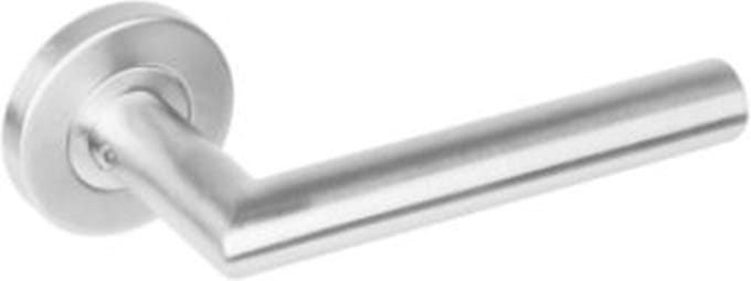 Ivana Deurkruk - Deurbeslag - RVS- Hoek 90gr. - Rozet 53X8mm