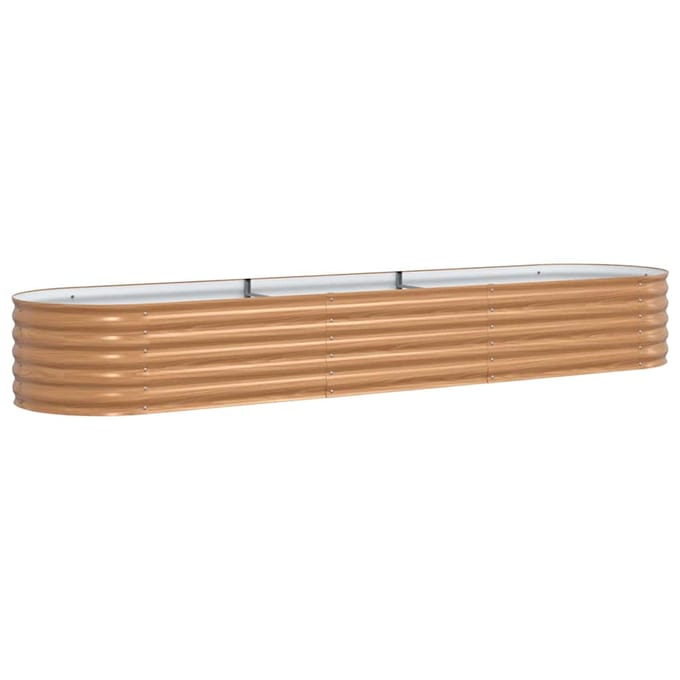 vidaXL - Verhoogd - bed - Bruin - 320 - x - 80 - x - 44 - cm - Staal