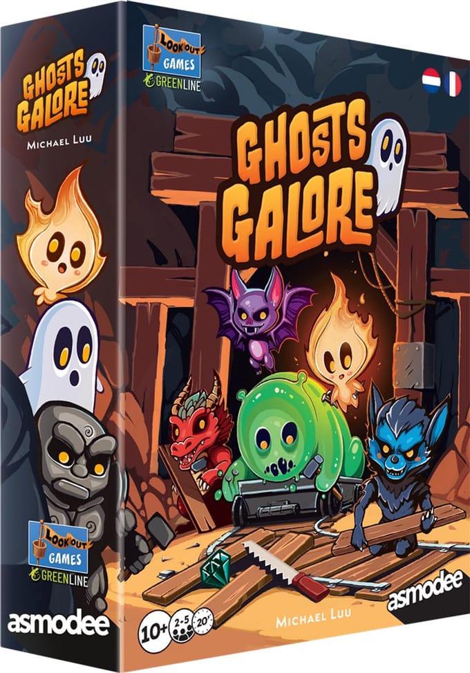 Asmodee bordspel Ghosts Galore strategisch familiespel karton.