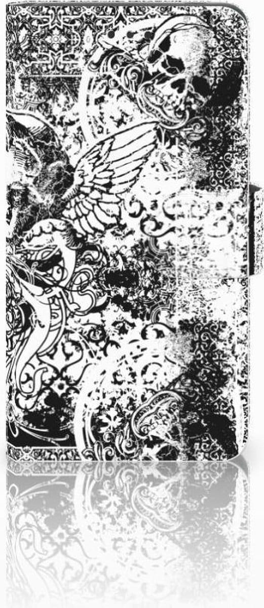 Telefoonhoesje met Naam Nokia 7 Skulls Angel