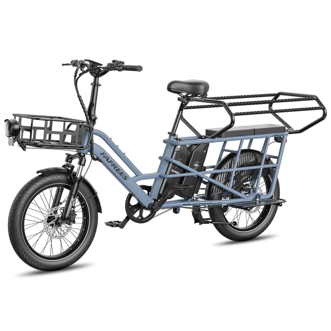 FAFREES FF20 CUV Modulaire Longtail E-Bike – Dubbele Accu 30AH, Hydraulische Schijfremmen