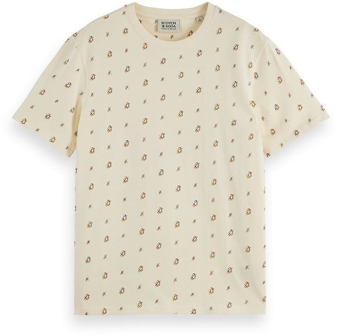 Scotch & Soda Micro-Printed Regular-Fit T-Shirt