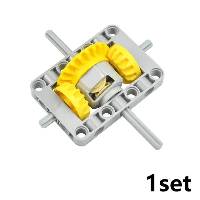 MIJN EIGEN CREATIE Tech Differentieel Bouwstenen Mechanisch Speelgoed High Tech Component Differentieel Tandwielen Montage Inclusief 6573 62821 65414