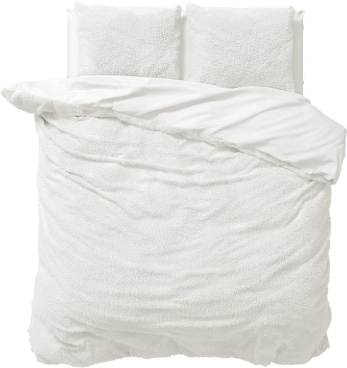 Sleeptime Teddy Dekbedovertrek - 200x200/220 + 2 kussenslopen 60x70 - Wit - Tweepersoons