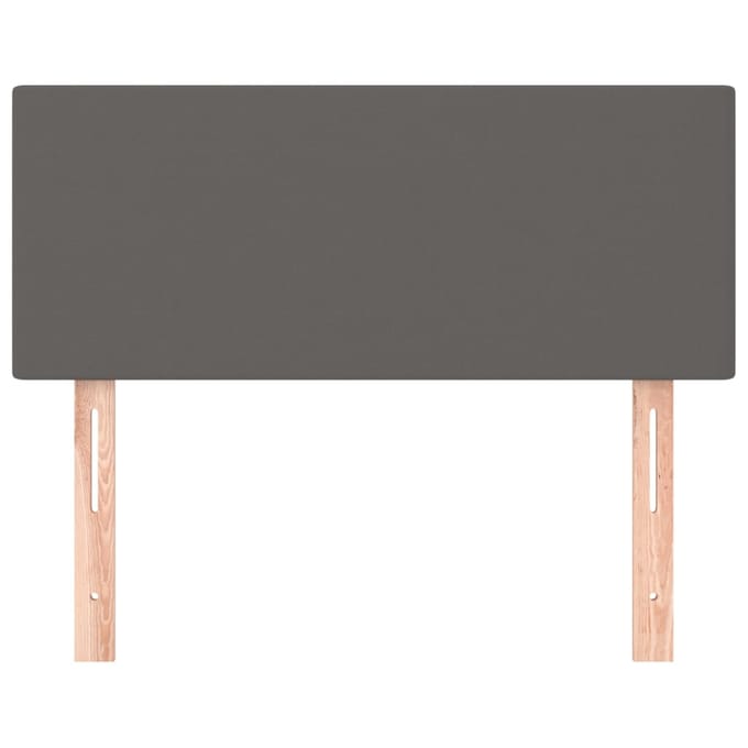 vidaXL - Hoofdbord - 100x5x78/88 - cm - kunstleer - grijs