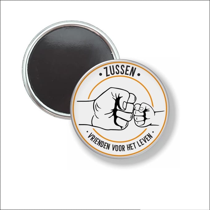 Button Met Magneet 58 MM - Zussen - NIET VOOR KLEDING