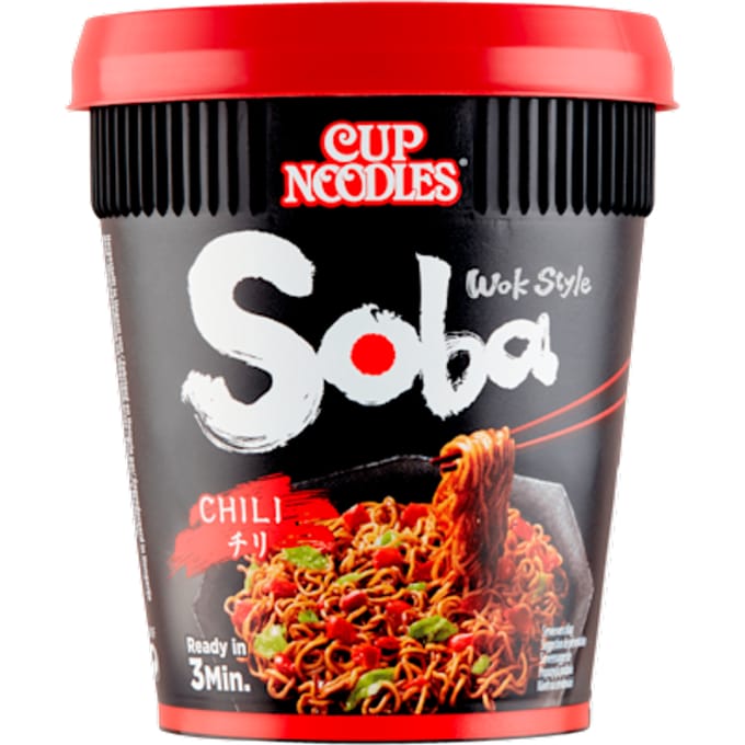 Noodles Nissin Soba chili cup