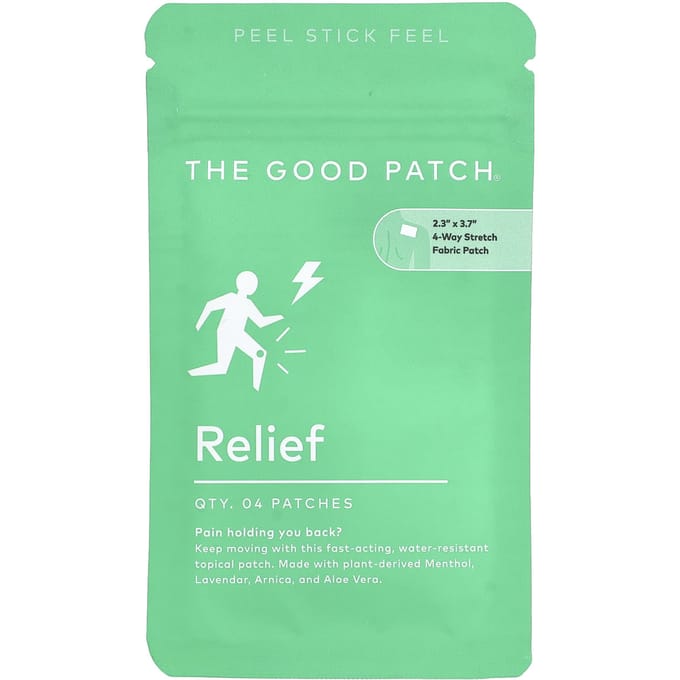 Relief, 4 patches white