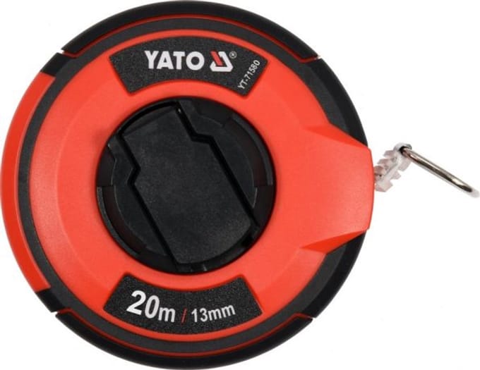 Yato Serie - Stalen Meetlint - 20m - Ergonomische Greep - Duurzame Constructie