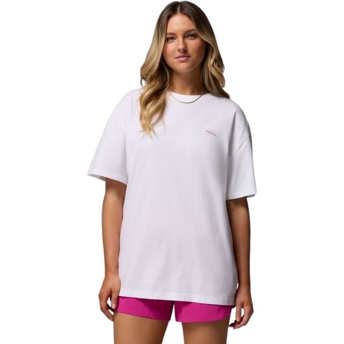 Columbia Womens Rolling Bend Graphic Oversized Tee