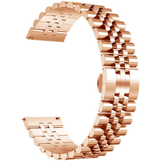 Amazfit Bip Jubilee stalen band (rosé goud)