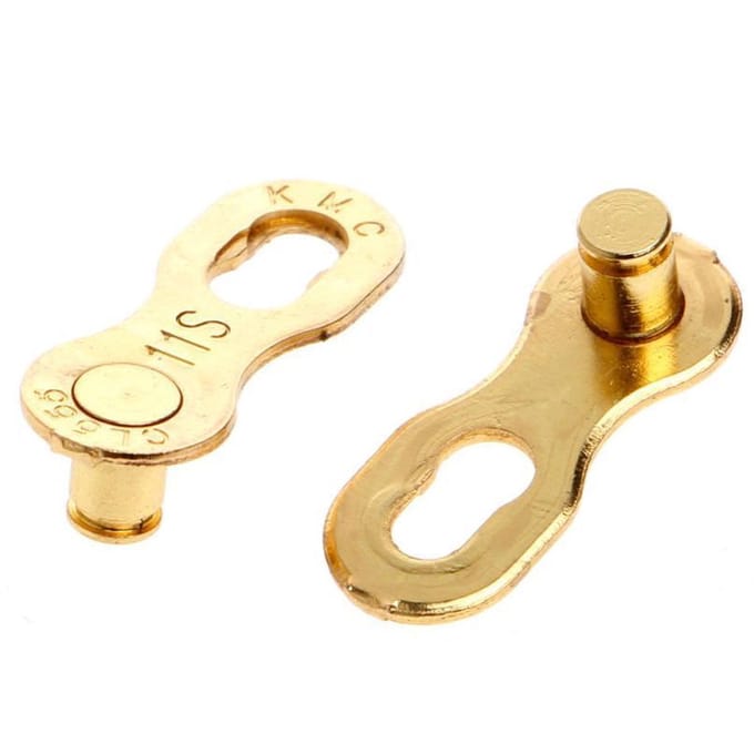 Herbruikbare Goudkleurige Missing Chain Link - 11 Speed - Smart link / Quick link / Kettingschakel - KMC / Shimano / Sram - herbruikbaar