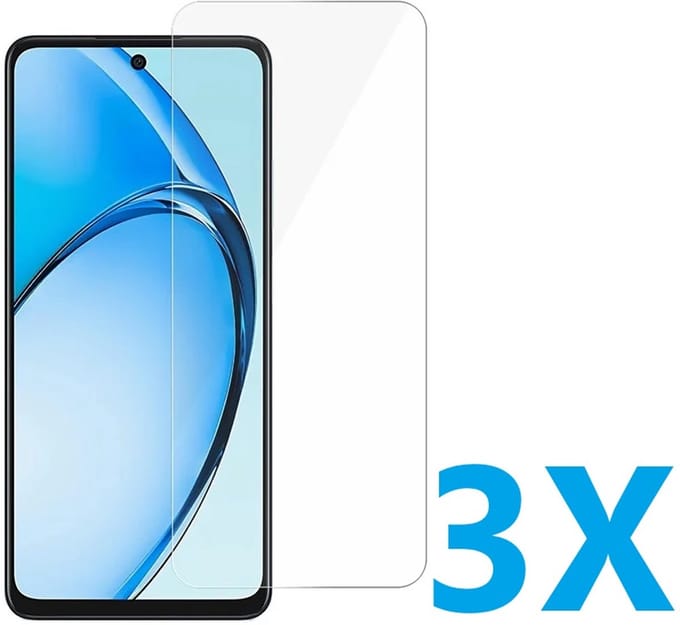 Screenprotector Glas - Tempered Glass Screen Protector Geschikt voor: OPPO A40 / A40m - 3x
