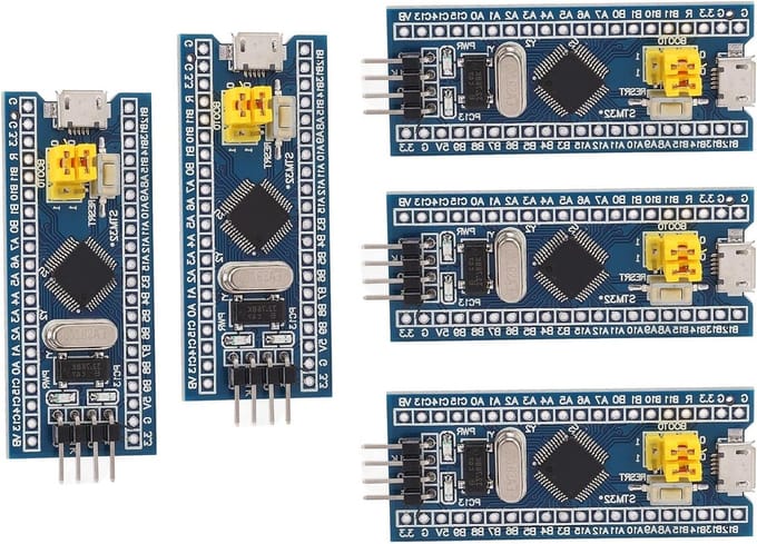 Ontwikkelbord voor STM32F103C8T6 - 5 Stuks met Overbelasting, Ontlading en Kortsluiting Beveiliging