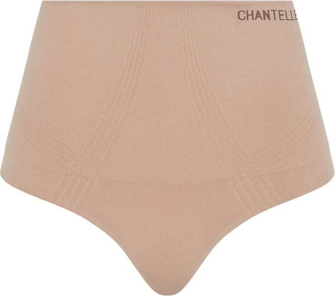Chantelle - Smooth Comfort - Full Briefs met Hoge Taille - verstevigend - onzichtbaar - CLAY NUDE