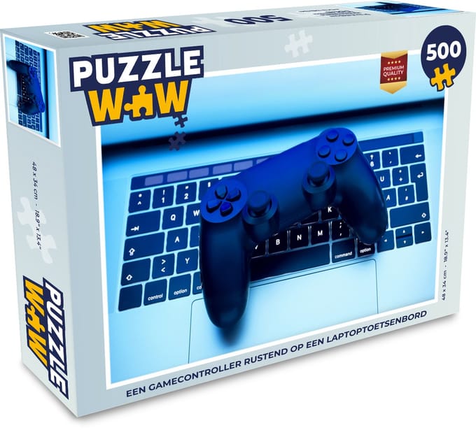 Puzzel Controller - Toetsenbord - Licht - Legpuzzel - Puzzel 500 stukjes