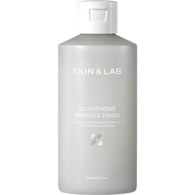 [SKIN&LAB] Tonique Ampoule au Glutathion 200ml Éclaircissement Intensif & Éclat Antioxydant white