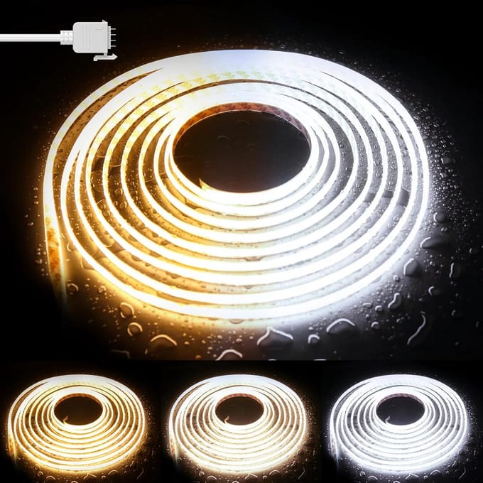 Ledstrip CCT - Verstelbaar Wit - Sfeerverlichting Maken - IP65 Waterdicht - 5 Meter - Wit